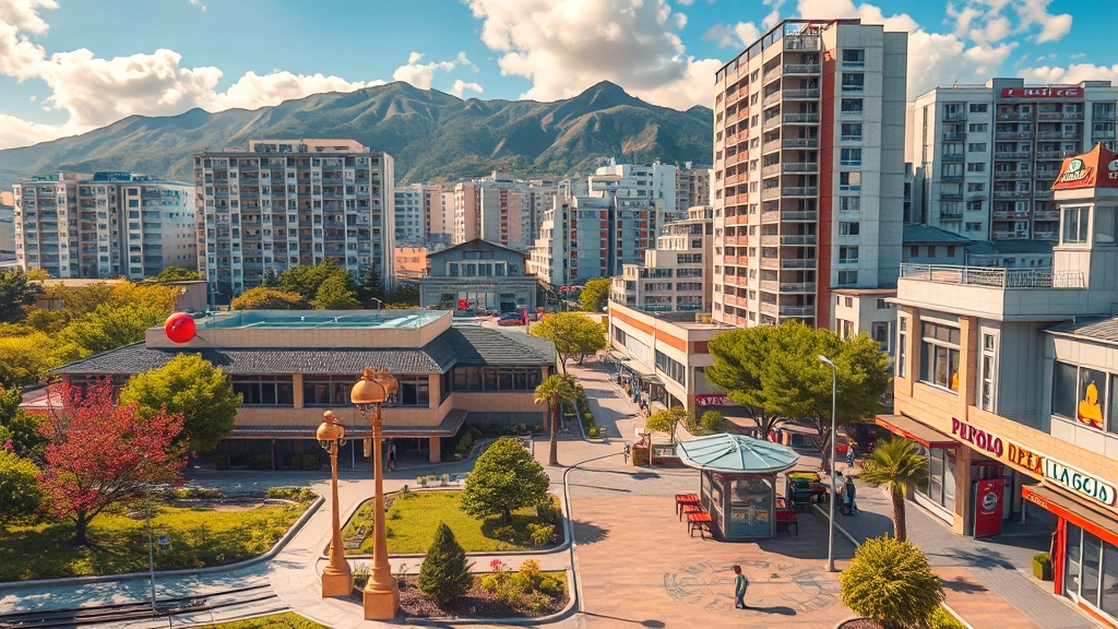 입지 환경 분석 (realistic 스타일)