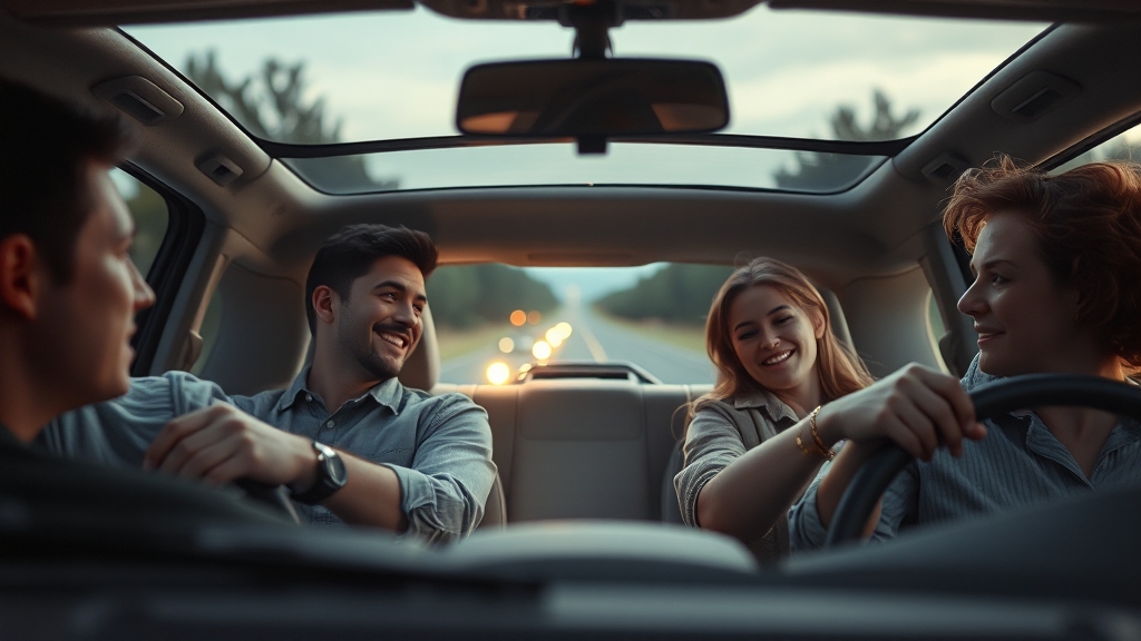 귀경길 출발 시간 전략 (realistic 스타일)