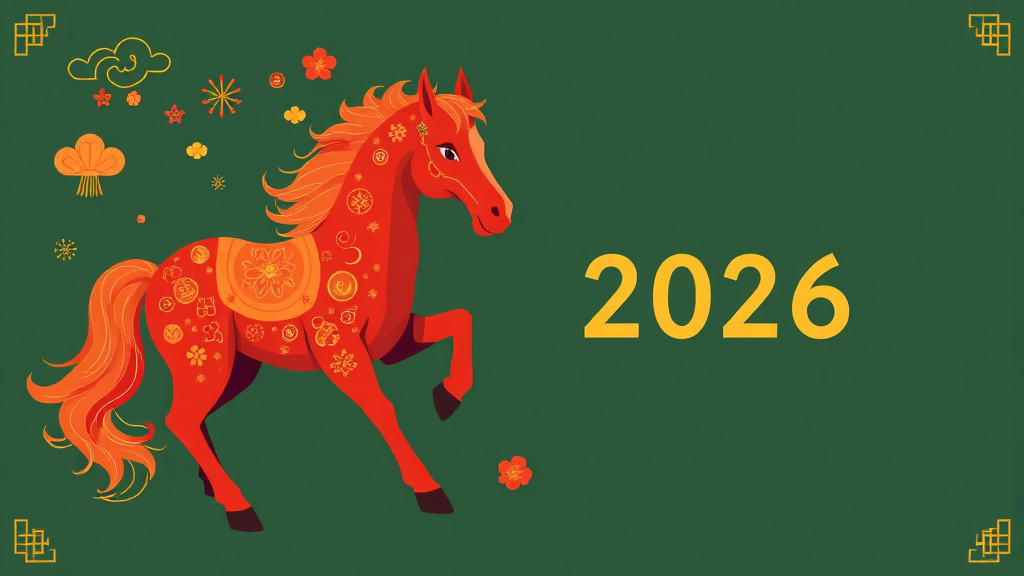 2026년 띠별 운세 핵심 요약 (illustration 스타일)