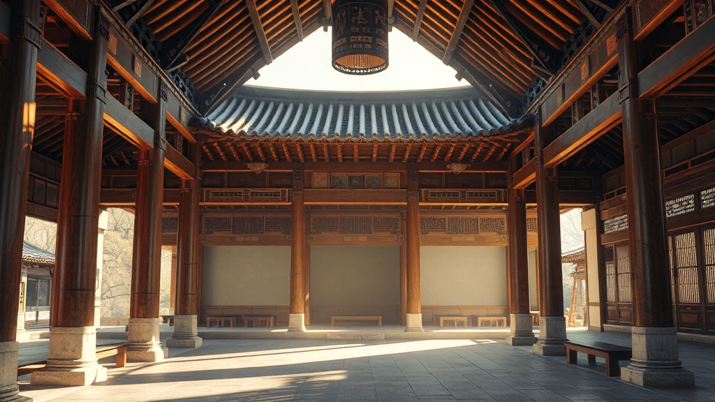 조사당 건축 특징 (realistic 스타일)