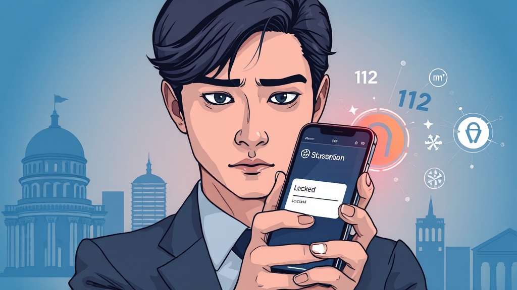 스미싱 피해 발생 시 구제 절차 (illustration 스타일)