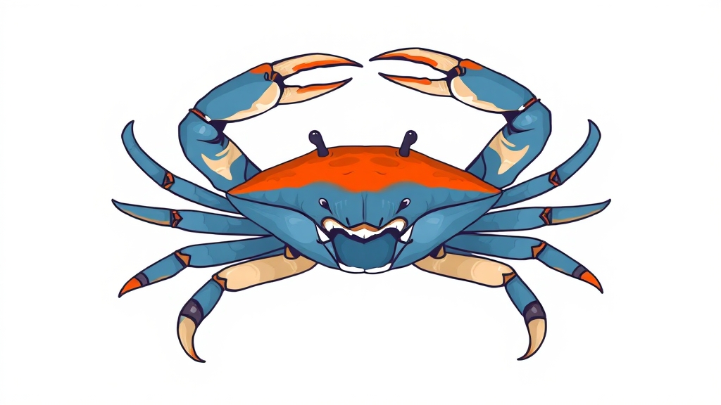 꽃게 손질 A to Z (illustration 스타일)