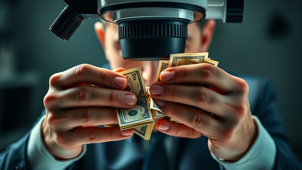 유튜버 세무조사와 탈세 사례 (realistic 스타일)