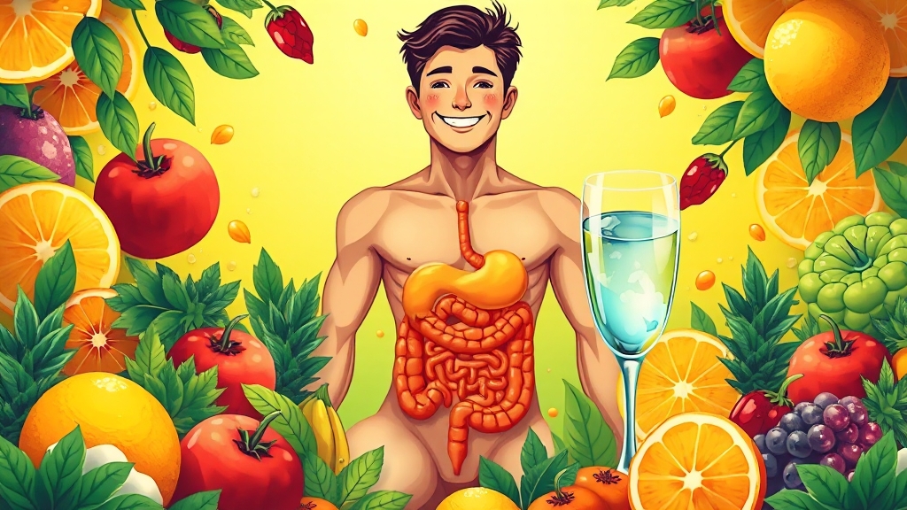 내장비만 해독, 7일 프로그램 시작 (illustration 스타일)