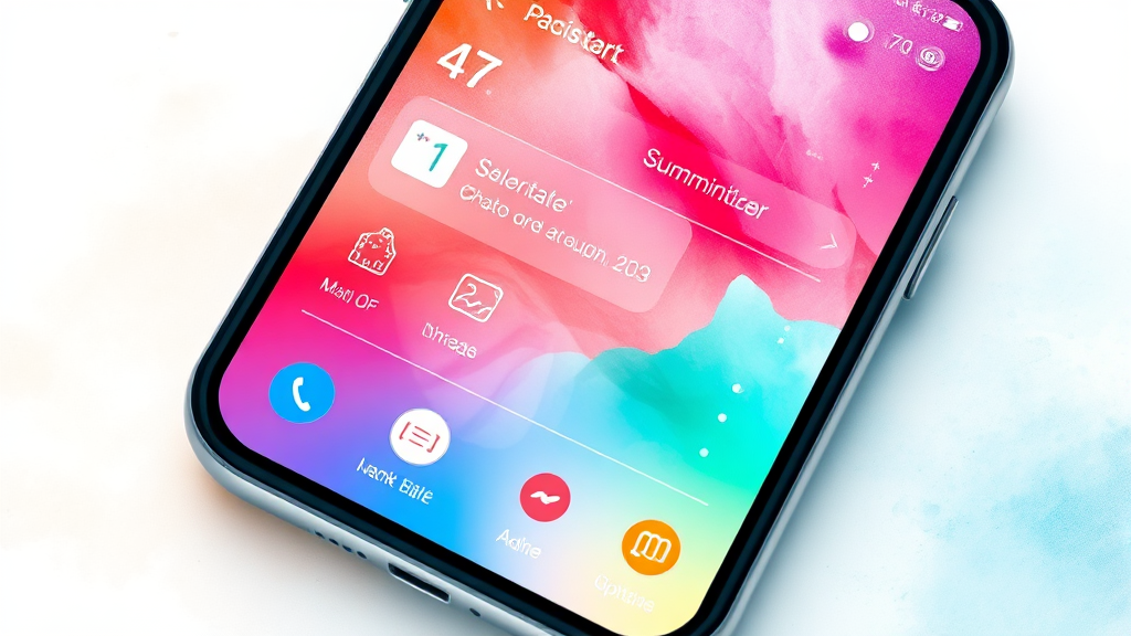 갤럭시 S26, 통화 스크리닝 외 AI 기반 편의 기능은? (watercolor 스타일)