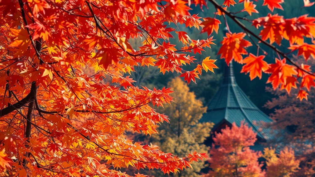 지역별 단풍 축제 정보 (realistic 스타일)