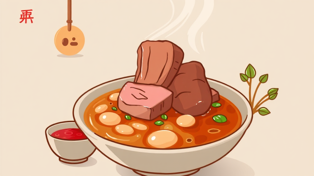 정갈한 밑반찬과 정구지무침이 돋보이는 메뉴 구성 이미지