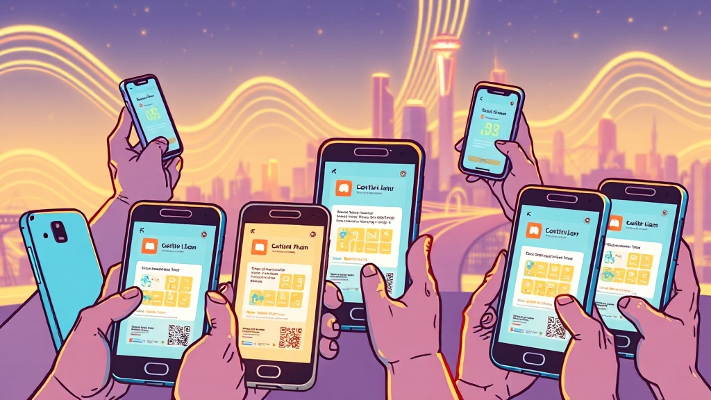 eSIM 설정, 호환 기기, 주의사항 (cartoon 스타일)