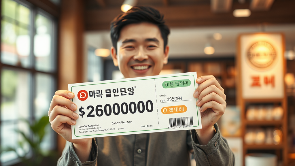 결론: 소상공인 경영안정 바우처로 힘내세요! (realistic 스타일)