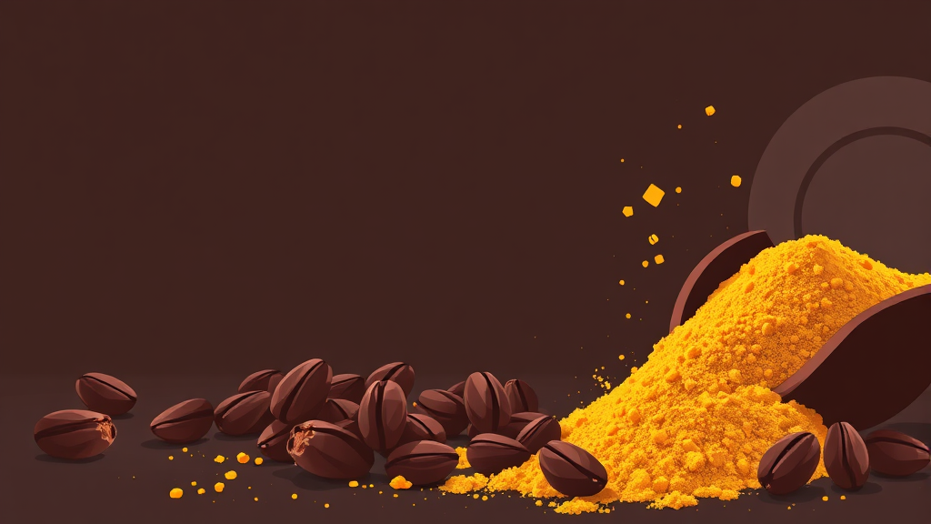 카카오닙스의 영양 성분 분석 (illustration 스타일)