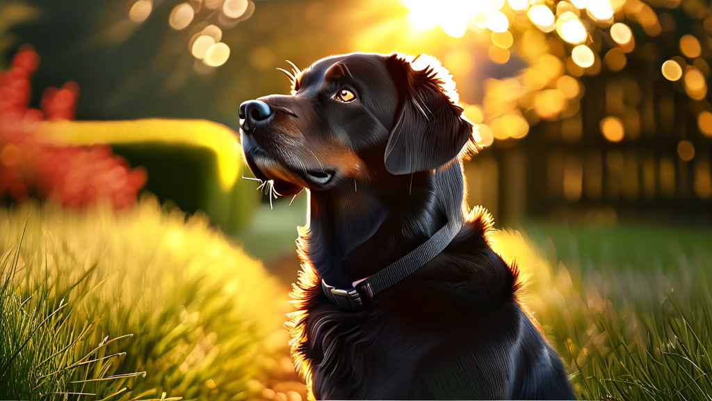 문제 행동의 이해: 공격성, 짖음, 배변 실수 대처법 (realistic 스타일)