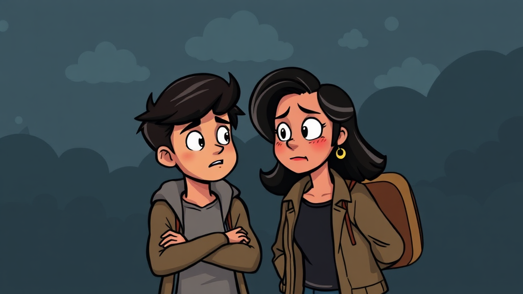 계약 해지, 핵심 사유는? (cartoon 스타일)