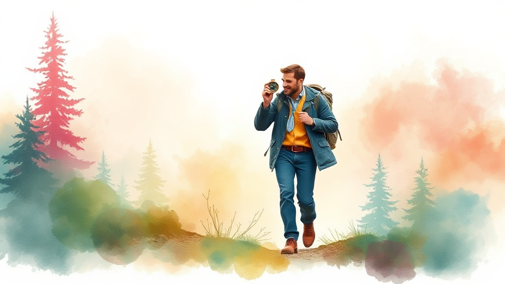 ETF 선택, 나에게 맞는 ETF (watercolor 스타일)