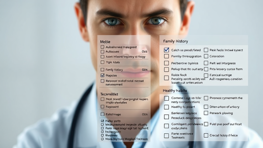 치매 보험 가입 전 필수 체크리스트 (realistic 스타일)