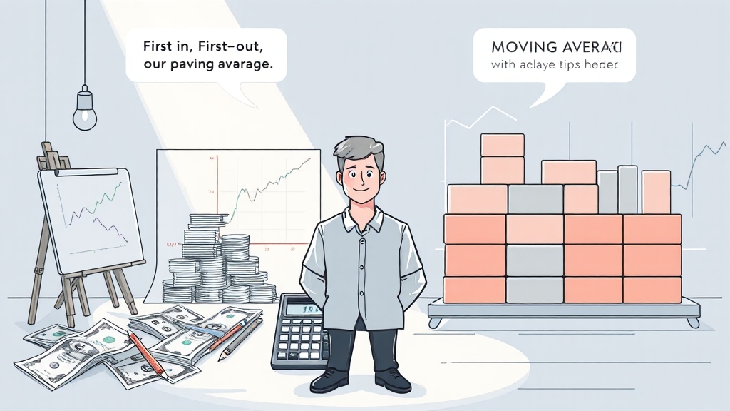선입선출 vs 이동평균, 뭐가 유리할까? (illustration 스타일)
