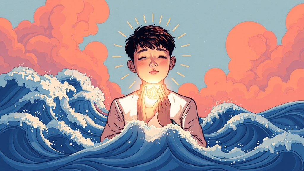 차현승 투병 소식과 응원 물결 (illustration 스타일)