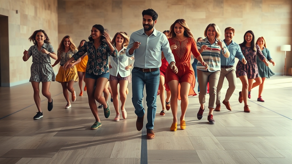 라인댄스, 건강에 얼마나 좋을까요? (realistic 스타일)