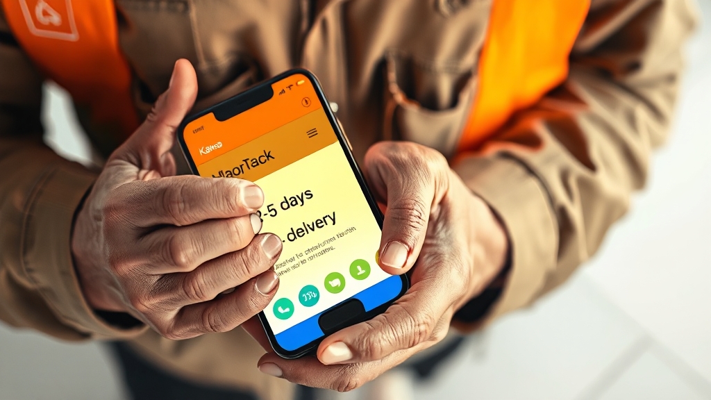 CU 반값택배 배송 조회 방법 (realistic 스타일)
