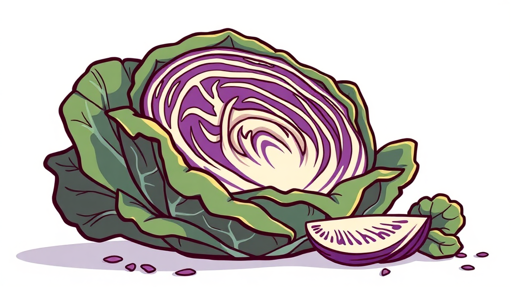 봄동 가격 변동 추이와 시장 전망 (cartoon 스타일)