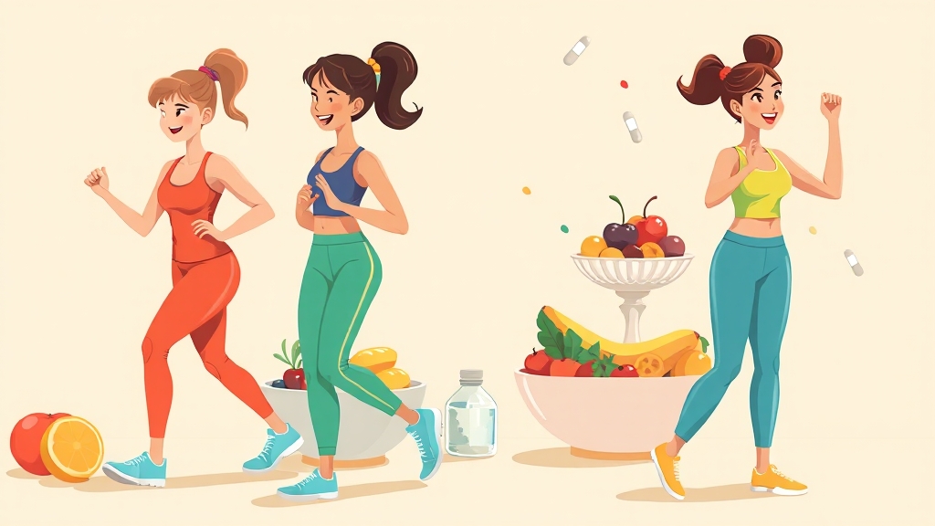 효과적인 복용법과 병용 전략 (cartoon 스타일)