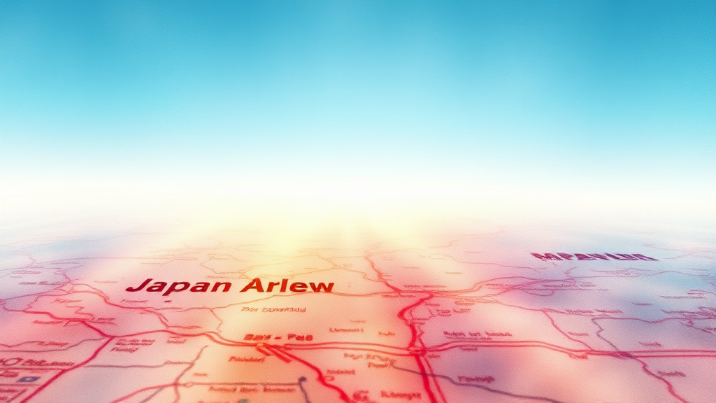 일본 지진 안전지대 BEST 지역 (watercolor 스타일)