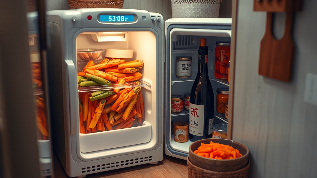 1인 가구, 왜 미니 김냉인가? (realistic 스타일)