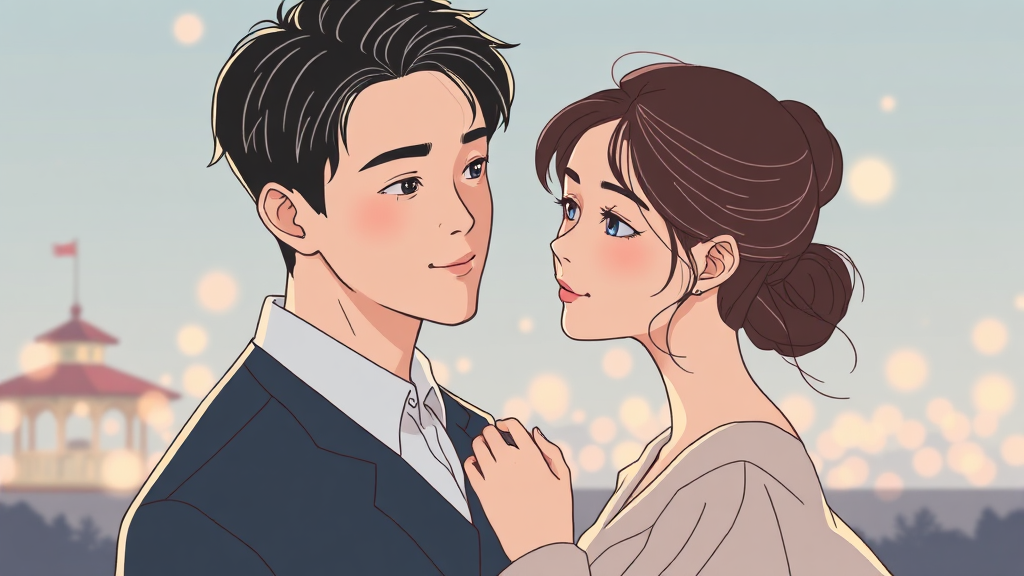 드라마 개요: 놓치면 후회! (illustration 스타일)