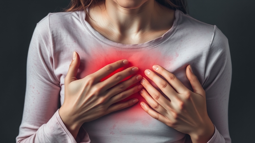 늑간신경통 증상과 자가 진단 (watercolor 스타일)