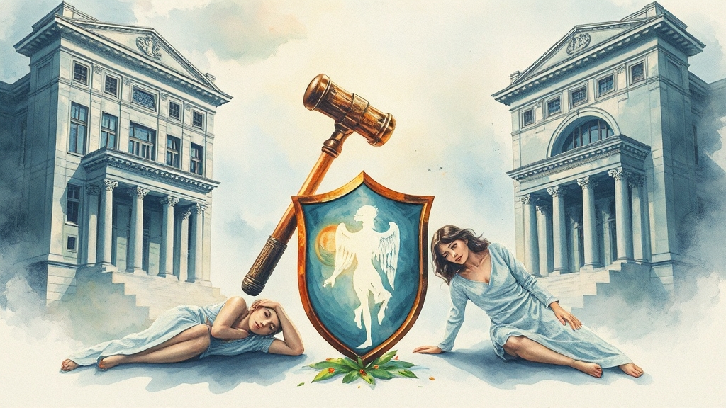 폐지 법안의 핵심 내용 (watercolor 스타일)