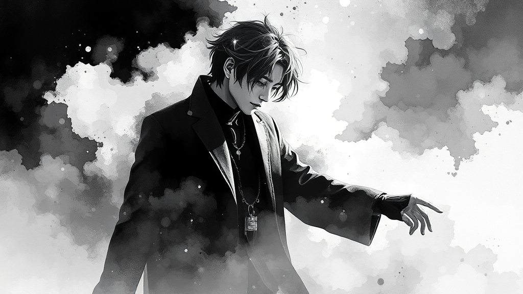 지드래곤 X 하나카드 콜라보 (watercolor 스타일)