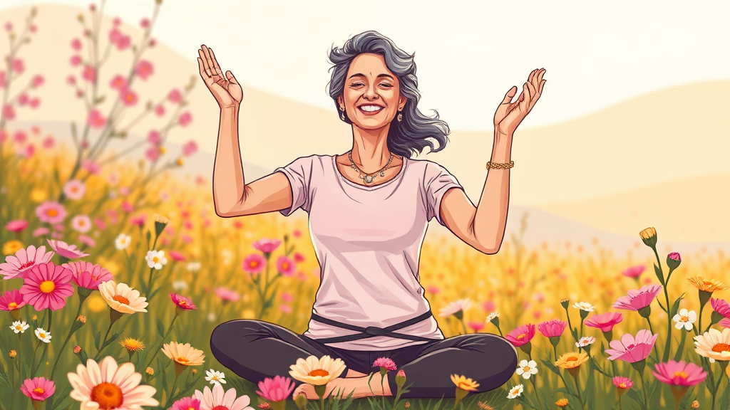 식습관 & 생활 습관 개선 (illustration 스타일)