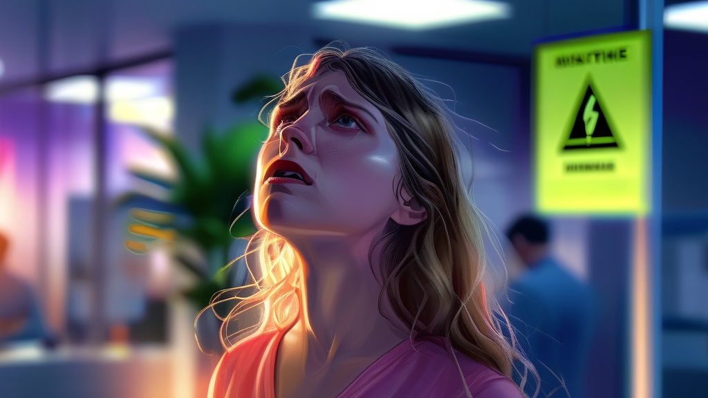 다리 쥐와 관련된 주의가 필요한 증상 (realistic 스타일)