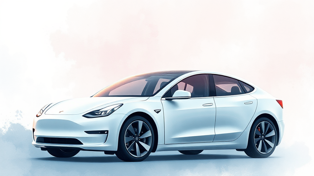 차량 가격, 보조금에 얼마나 영향 줄까? (watercolor 스타일)