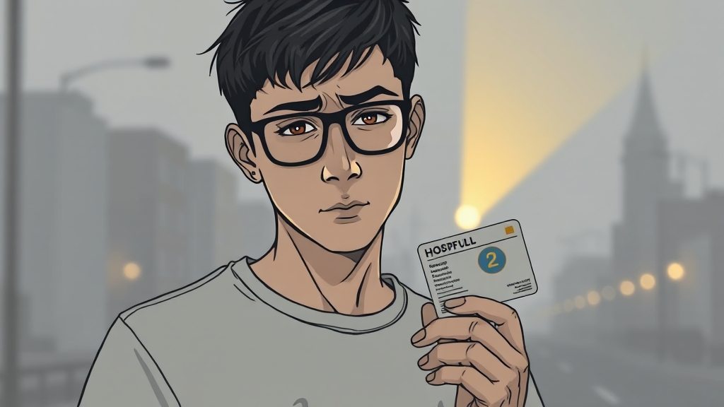 시력 미달, 어떻게 대처해야 할까요? (illustration 스타일)