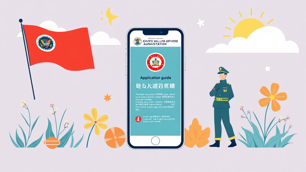 병역판정검사 신청법 (illustration 스타일)