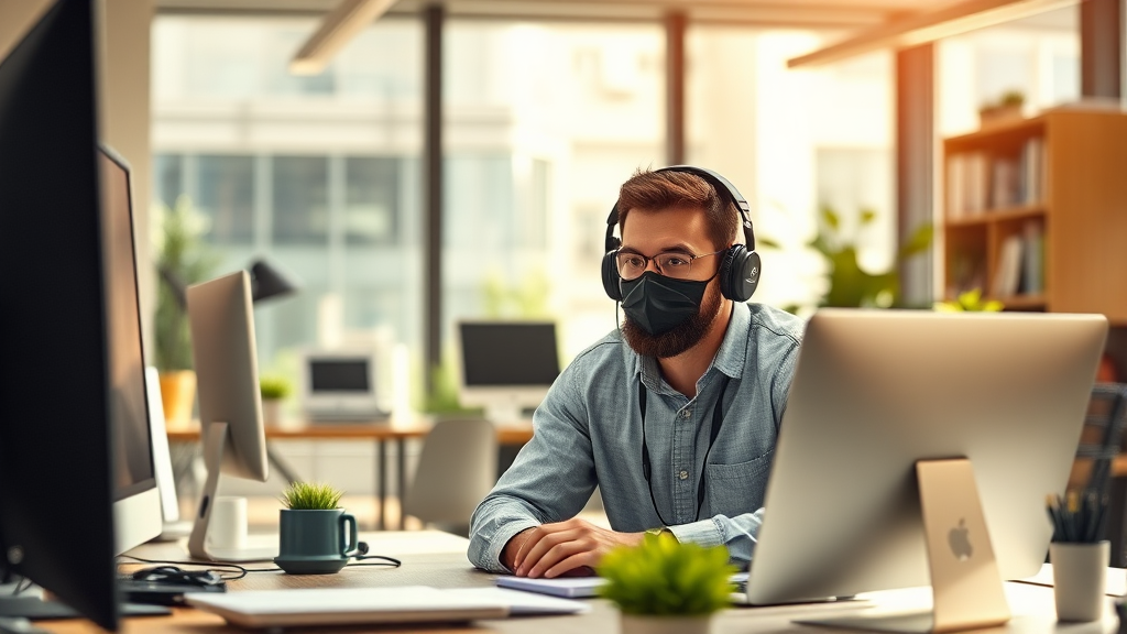 코파일럿 도입 및 관리 방법 (realistic 스타일)