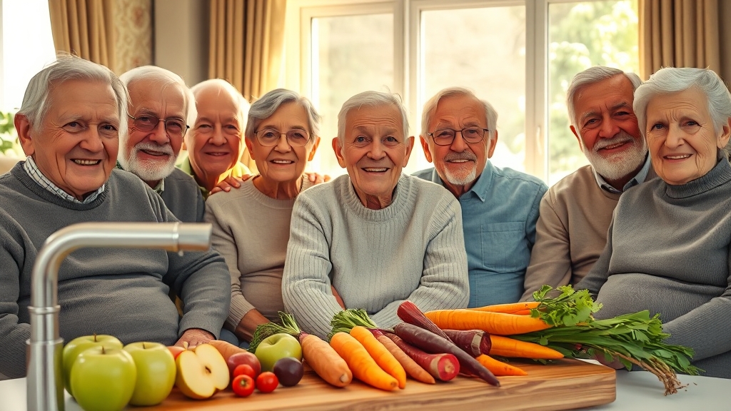 노인성 변비, 어떻게 관리해야 할까요? (realistic 스타일)