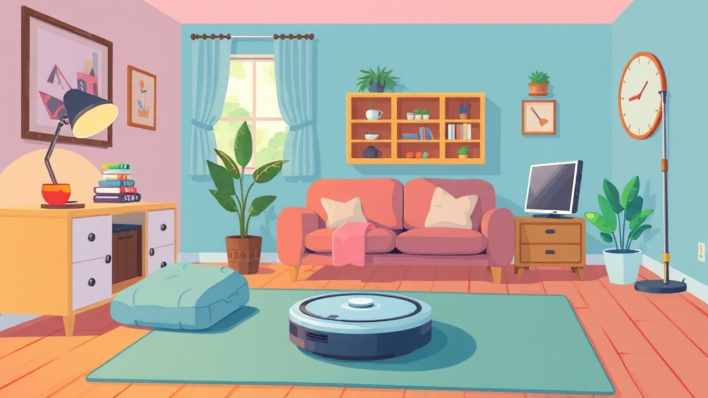 스마트 기능 및 앱 활용 (cartoon 스타일)