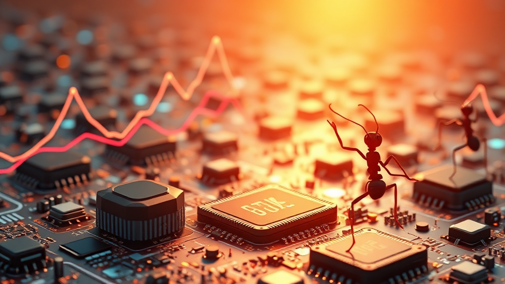 주가 급등, 왜? (realistic 스타일)