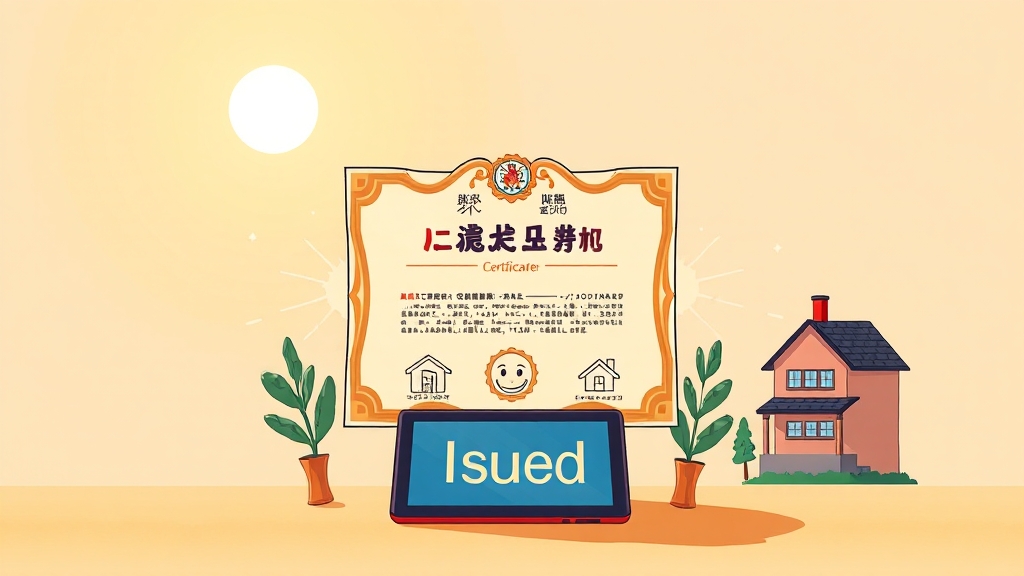 전입세대확인서, 왜 필요할까요? (cartoon 스타일)
