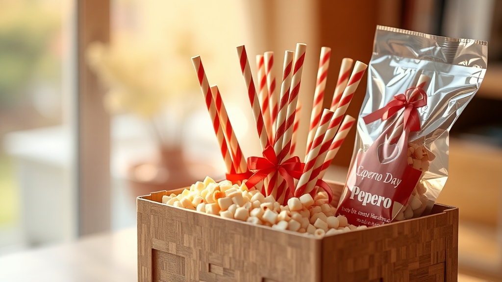 올 빼빼로데이, 직접 만든 빼빼로로 마음을 전하세요! (realistic 스타일)