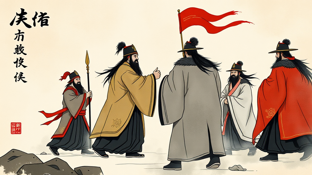 사육신, 역사적 재평가와 논란의 중심 (illustration 스타일)
