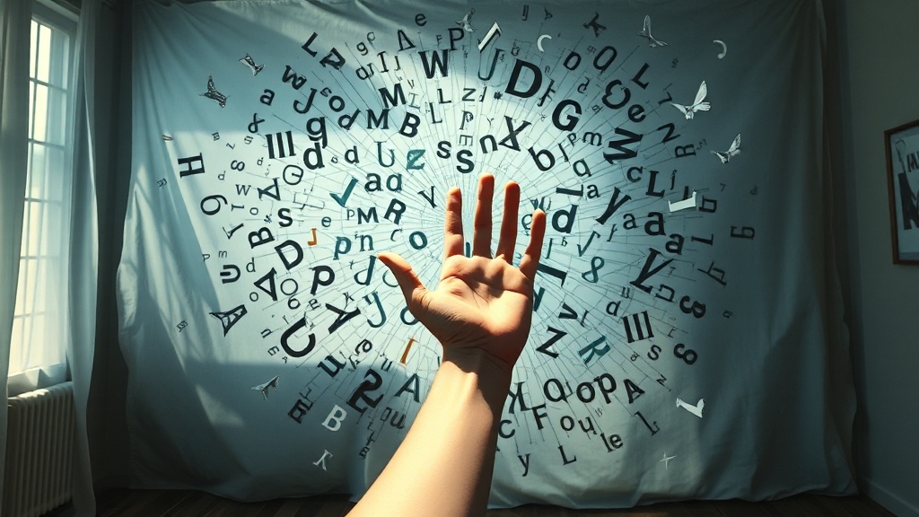 난독증, 어떤 증상이 있을까요? (realistic 스타일)