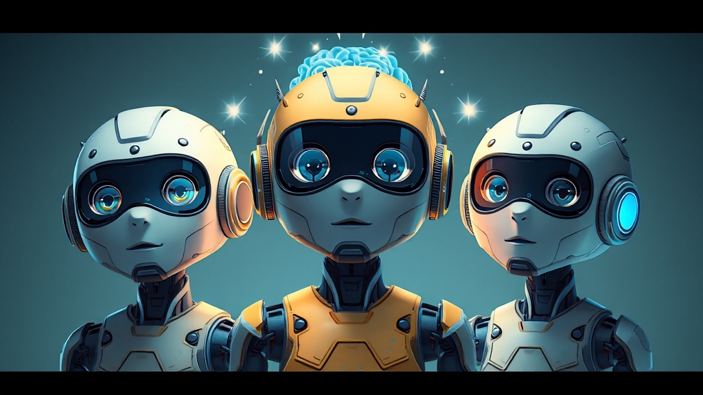 AI 챗봇 핵심 기능 & 특징 비교 (realistic 스타일)