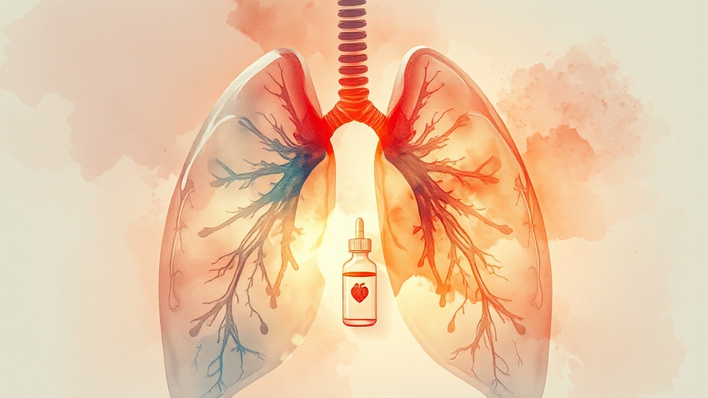 폐에 물찼을 때 치료법 (watercolor 스타일)