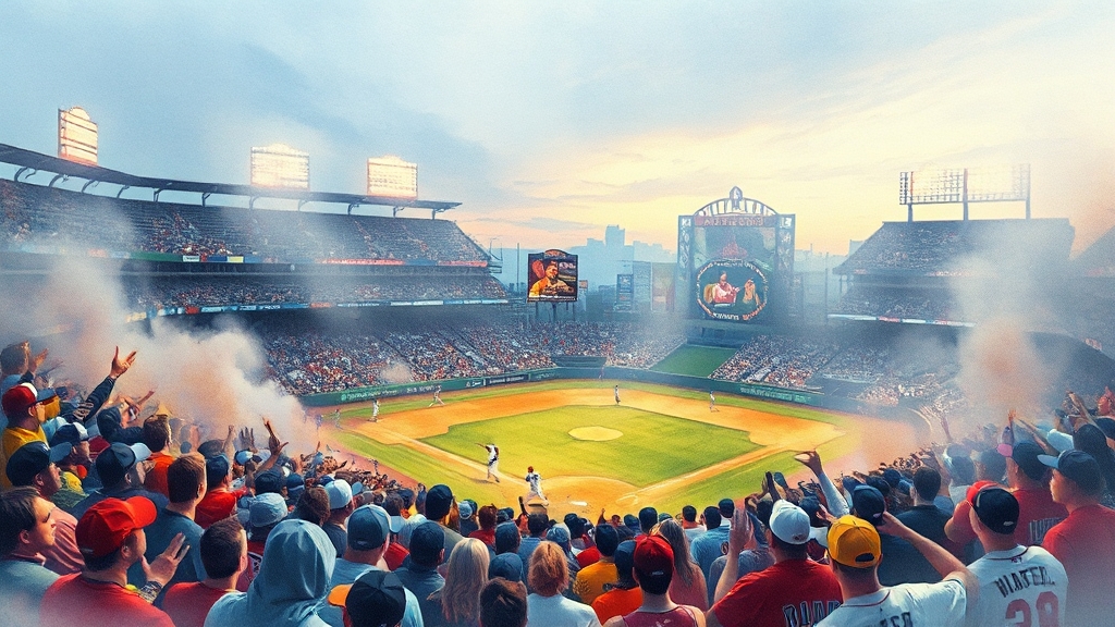 KBO 리그, 얼마나 성장했을까? (watercolor 스타일)