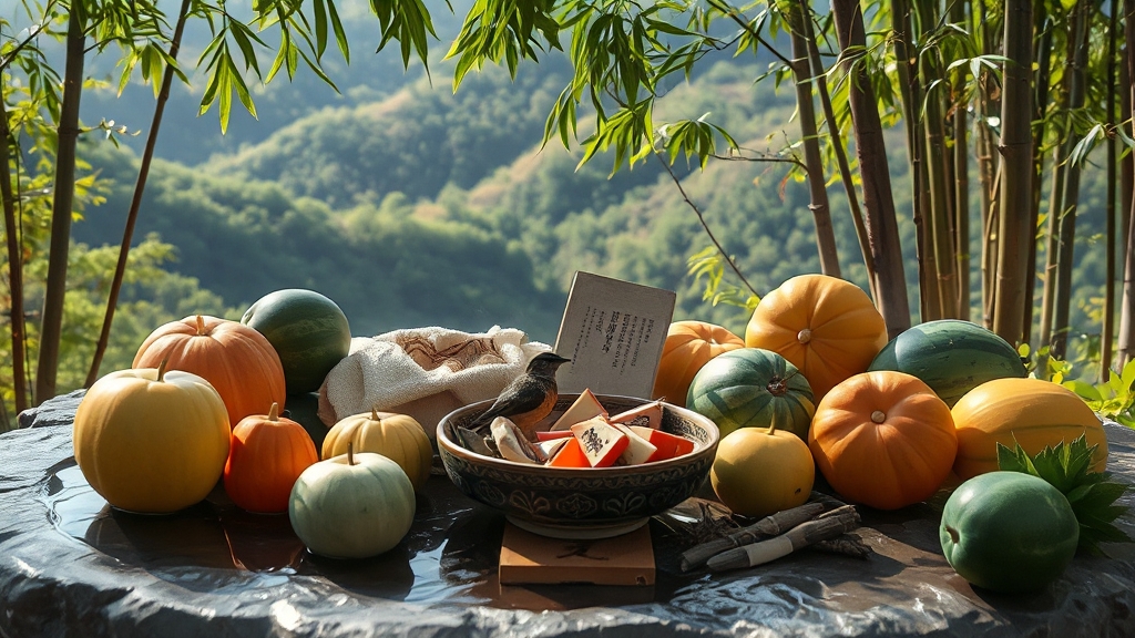 복날 풍습과 속신 이야기 📜 (realistic 스타일)