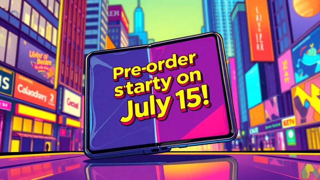 사전예약 정보 및 가격 (cartoon 스타일)