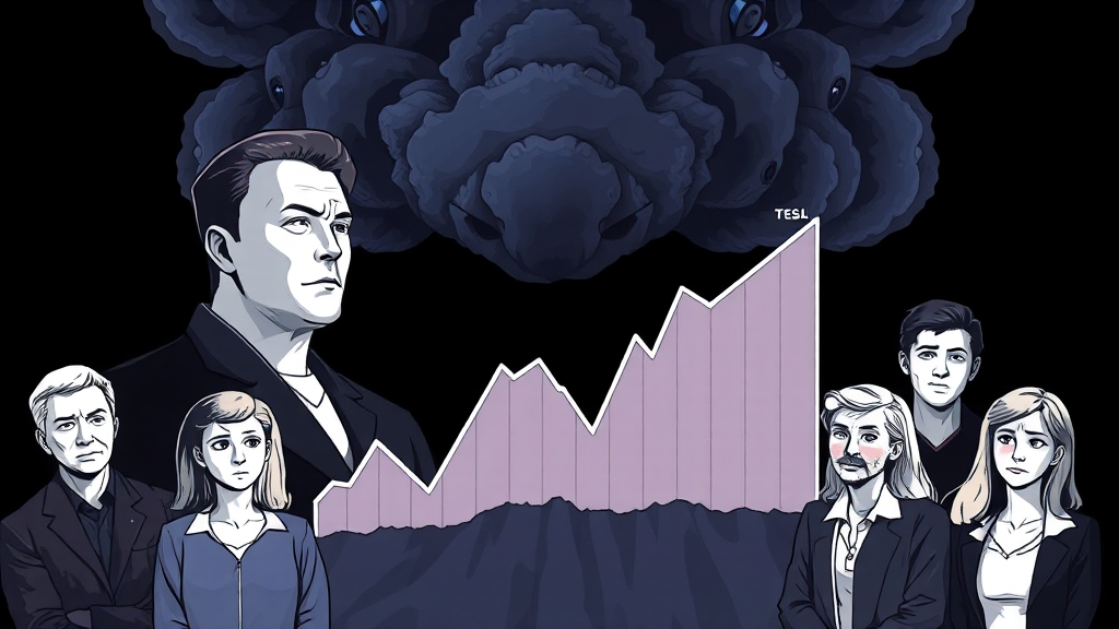 테슬라 주가, 괜찮을까? (illustration 스타일)