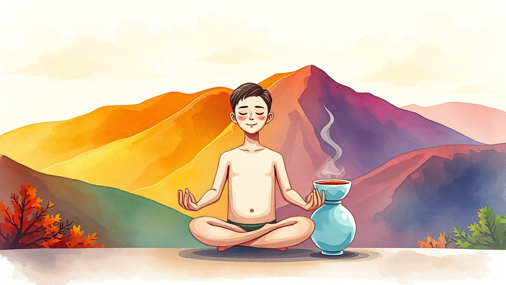 스트레스 완화 방법 (cartoon 스타일)